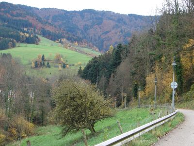 Der Blick zurück ins Tal