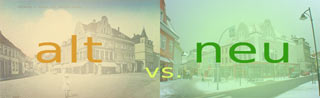 Gegenüberstellung von Altem und Neuem