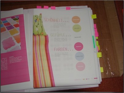 Der Prof mit Farbskala