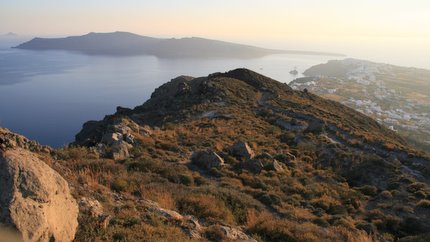 Am Abend stiegen wir auf den 2. höchsten Berg der Insel