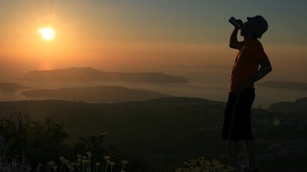 Was ist besser als ein kühles Frisches bei Sonnenuntergang