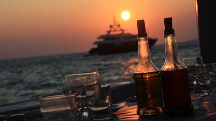 Abendmahle konnte man überall einnehmen - Seeblick kostete natürlich extra *seufz*