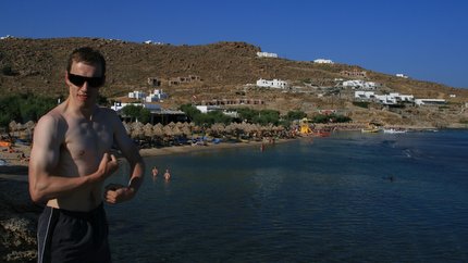 Wenn man lange hinschaut erkennt man im Hintergrund die Paradis-Beach