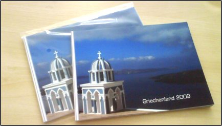 Meine 2 ersten Fotobücher vom Urlaub in Griechenland