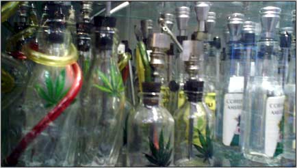 Stadt der Glasflaschen