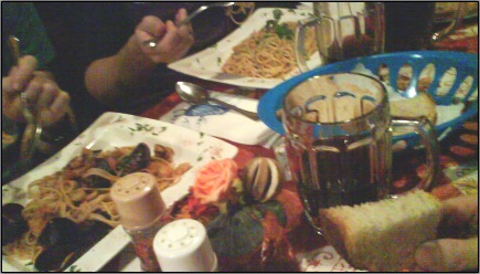 Luxusessen in einer der vielen Ostarias