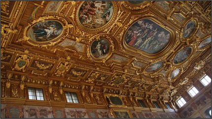 Die Decke des Goldenen Saals
