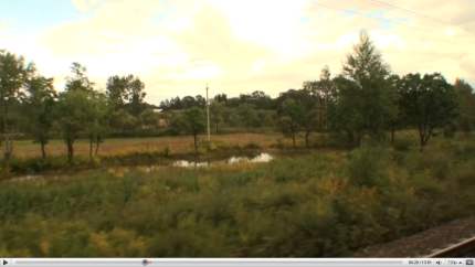 Wolken über der Barabinskaya-Steppe