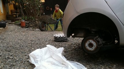 Da werden die Sommerreifen angefahren