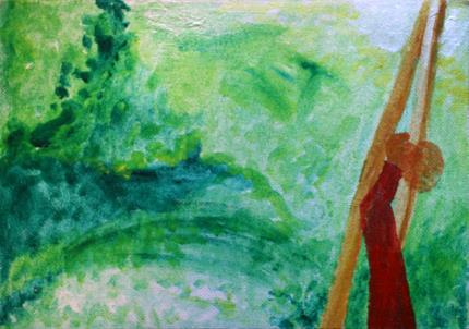 Grobe das eine Objekt im Bild